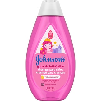 JOHNSON'S BABY champú para niños Gotas de Brillo con aceite de argán frasco 500 ml