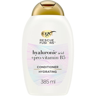 OGX Feuchtigkeitsweichspüler Rescue Fusions mit Hyaluronsäure und Pro-Vitamin B5 Flacon 385 ml