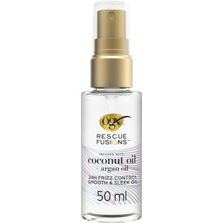 OGX Kokosnussöl mit Arganöl Rescue Fusions 24 Stunden Frizz-Kontrolle Dosierspender 50 ml