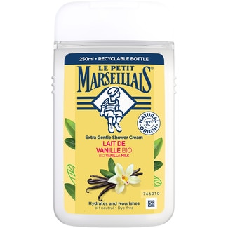 LE PETIT MARSEILLAIS feuchtigkeitsspendendes und nährendes Duschgel mit Bio-Vanillemilch Flacon 250 ml