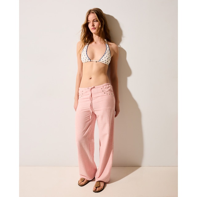Green Coast - Top de bikini estampado.