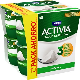 DANONE ACTIVIA 8er-Pack Bifidus Natur Einheiten 120 g Sparpack