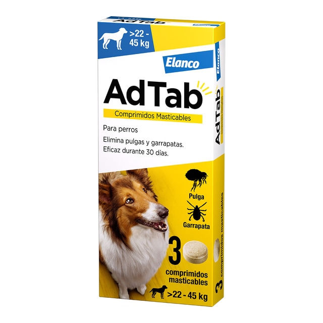 Elanco - AdTab 900 mg - Chewable tablet.