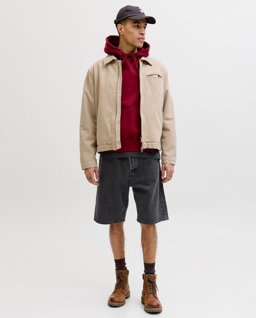 Jack & Jones - Bermuda vaquera de hombre baggy fit.