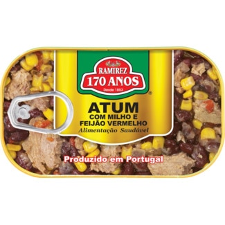 Ramirez Atum com Milho e Feijão Vermelho lata 120 g