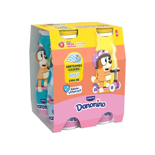 para Beber Morango e Banana Pack 4 unidades embalagem 100 g