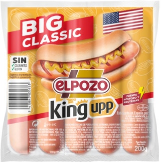 El Pozo Salsichas King Big Classic unidade 200 g
