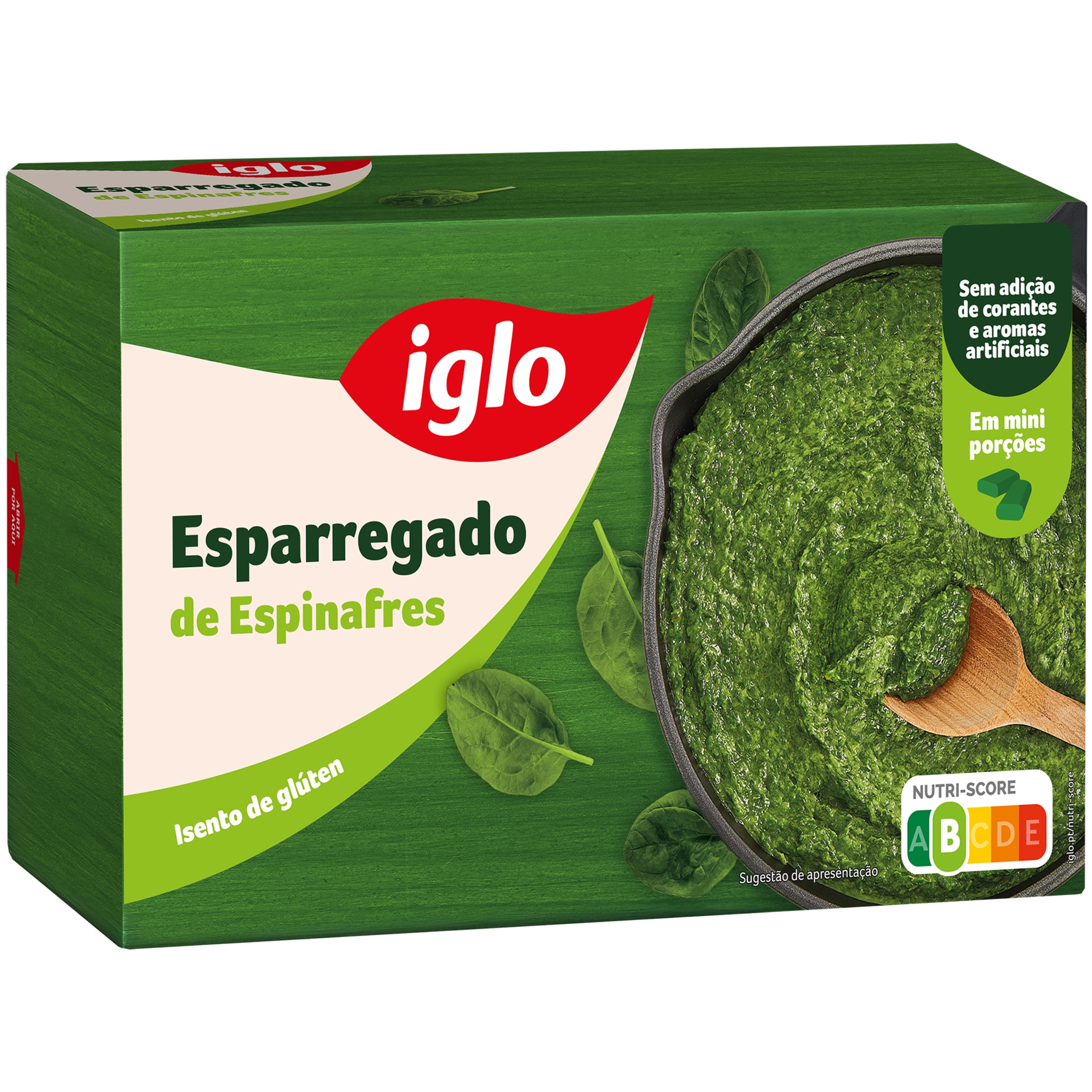 Esparregado de Espinafres sem Glúten embalagem | 750 g