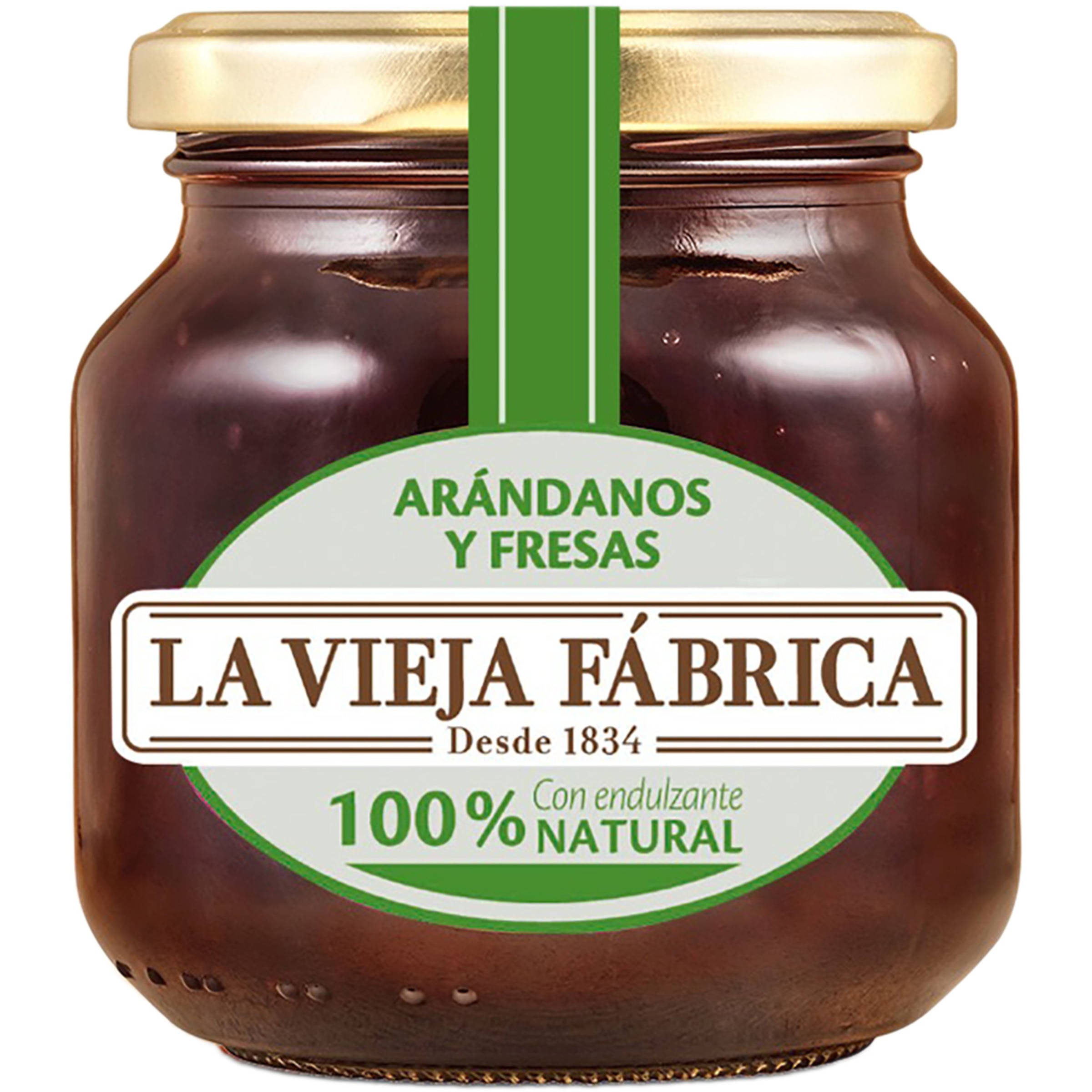 mermelada de arándanos y fresa 100% natural con endulzante