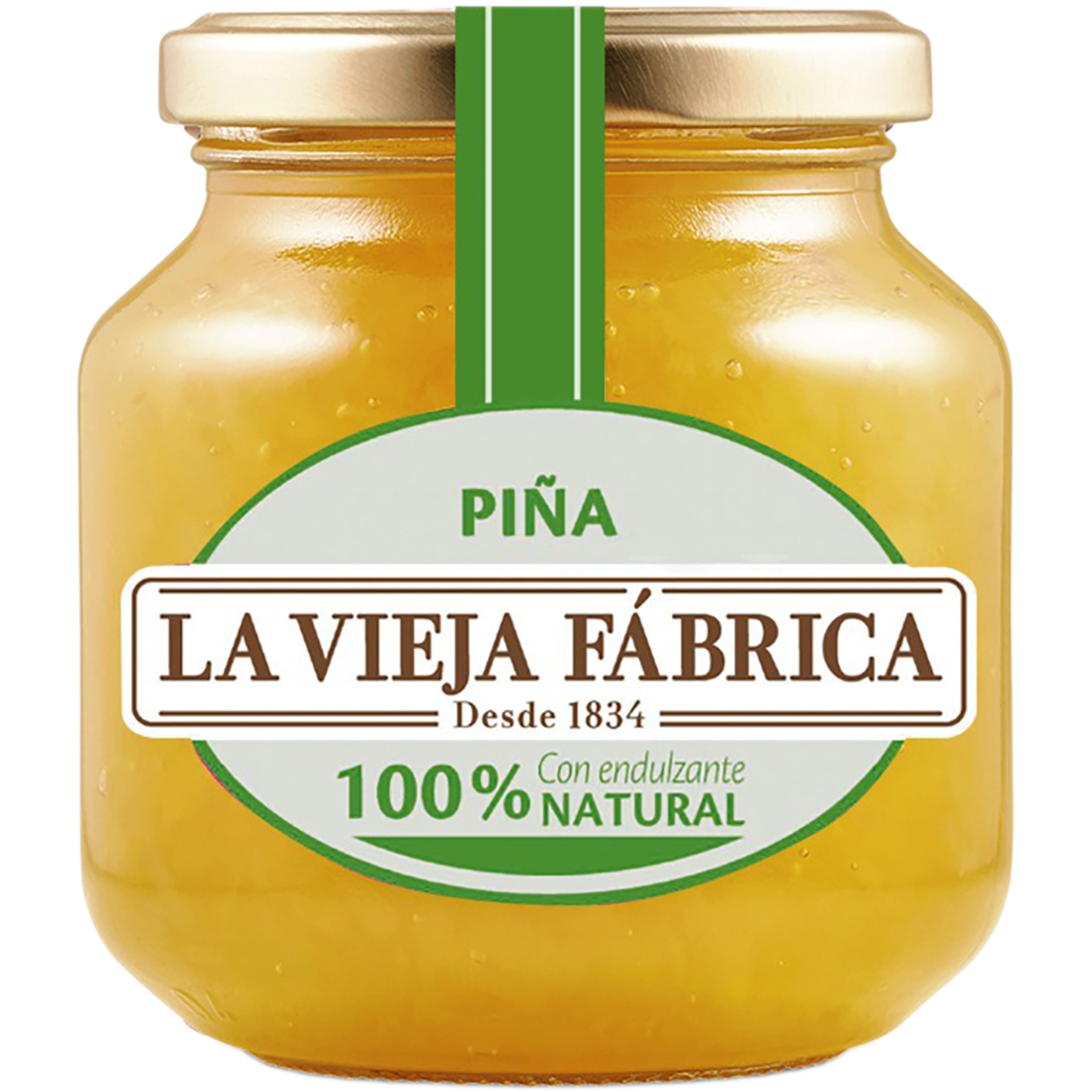 mermelada de piña 100% natural con endulzante