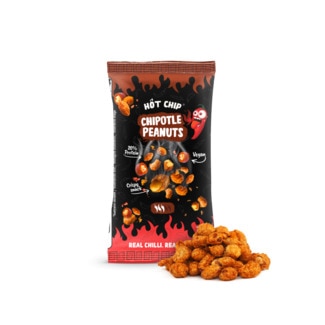 Hot Chip Coated Peanuts Chipotle embalagem 70 g