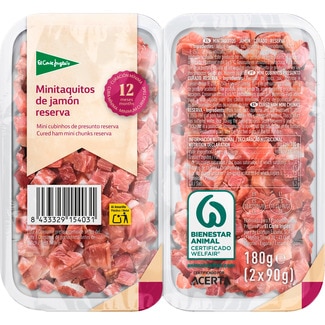 El Corte Inglés Mini Taquitos de Presunto unidade 180 g