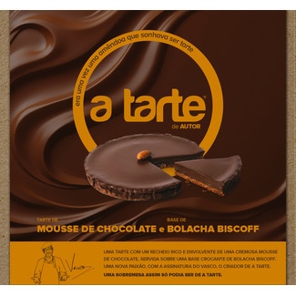 A Tarte Tarte Mousse Base Biscoff embalagem 1000 g