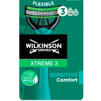 Wilkinson Laminas Depilação  Xtreme 3 Sensitive embalagem 4 unidades