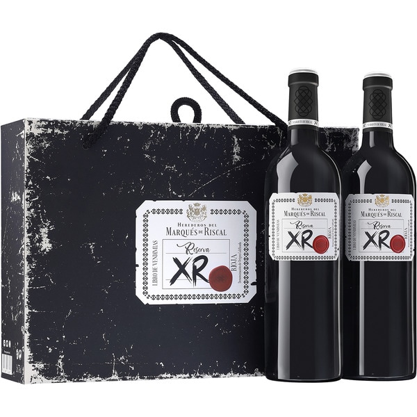 vino tinto reserva DOCa Rioja Estuche 2 estuche 150 cl - Marques De Riscal