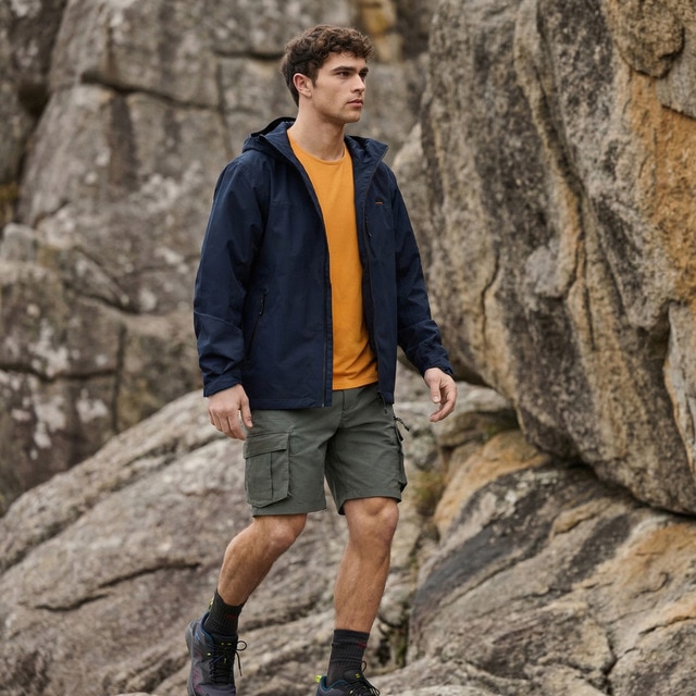 Chaqueta 5K/5K impermeable de montaña de hombre Mountain Pro