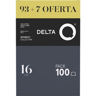 Delta Q Capsulas de Café Uniq 97+3 embalagem 100 unidades
