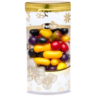 Ferbar Linha de Ouro Drageias de Frutas Sortidas embalagem 160 g