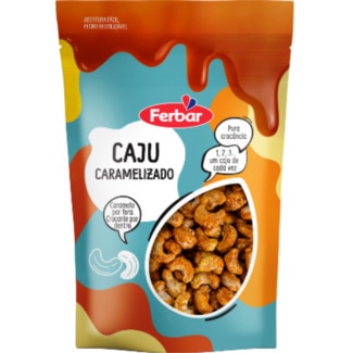 Ferbar Caju Caramelizadas embalagem 100 g