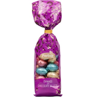 Ferbar Ovinhos com Chocolate de Leite embalagem 160 g