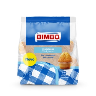 Bimbo Madalenas 0% Açúcares embalagem 232 g
