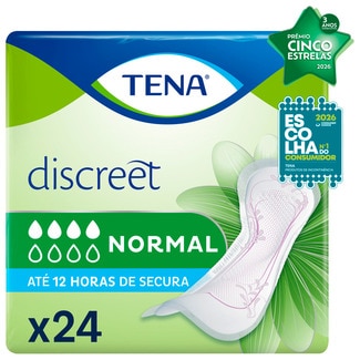 Tena Pensos Incontinência Protetores Discreet Normal embalagem 24 unidades