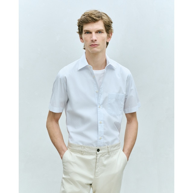 Dustin - Camisa de manga corta de vestir rayas..