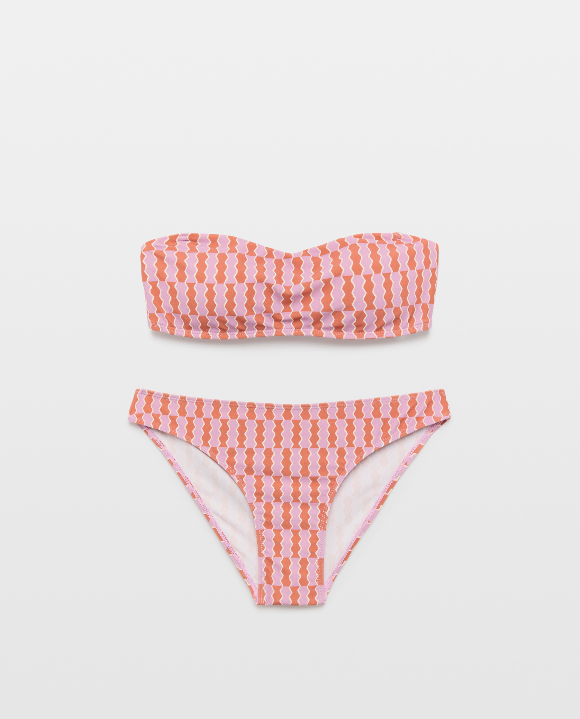 Bikini mujer bandeau 200 Rosa-3
