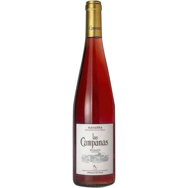 vino tinto rosado DO Navarra botella 75 cl - Las Campanas