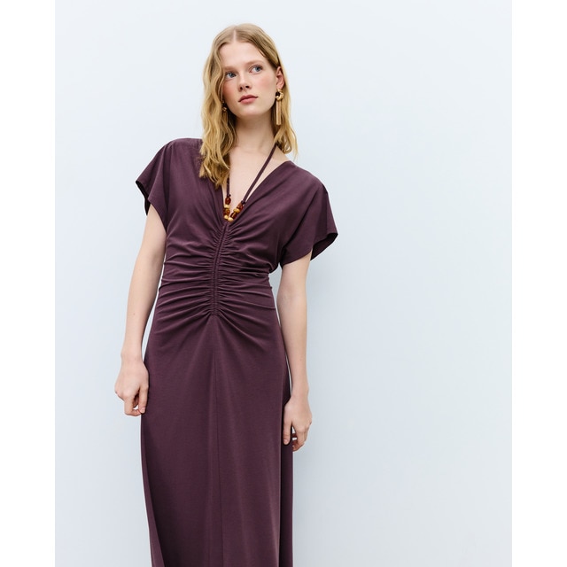 Tintoretto - Vestido largo cupro.