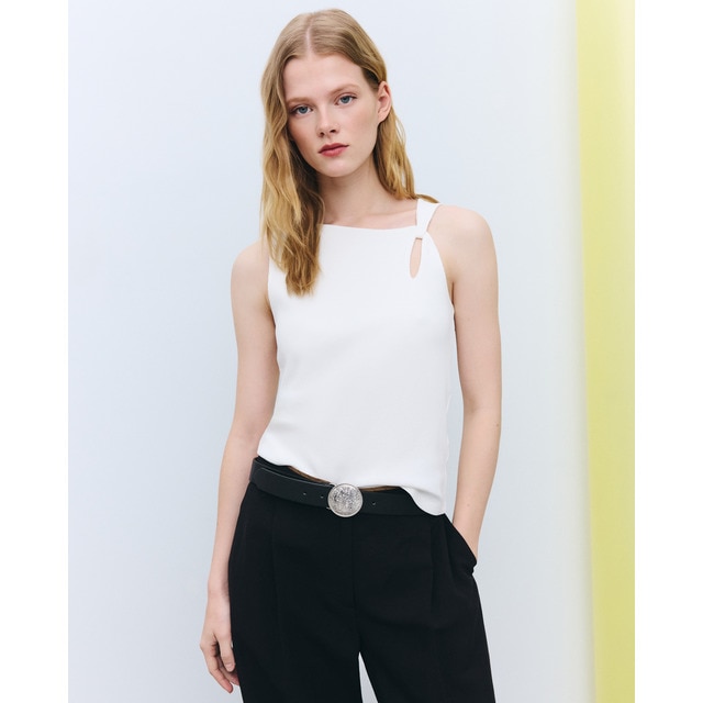 Tintoretto - Camiseta de mujer sin mangas con abertura lateral.