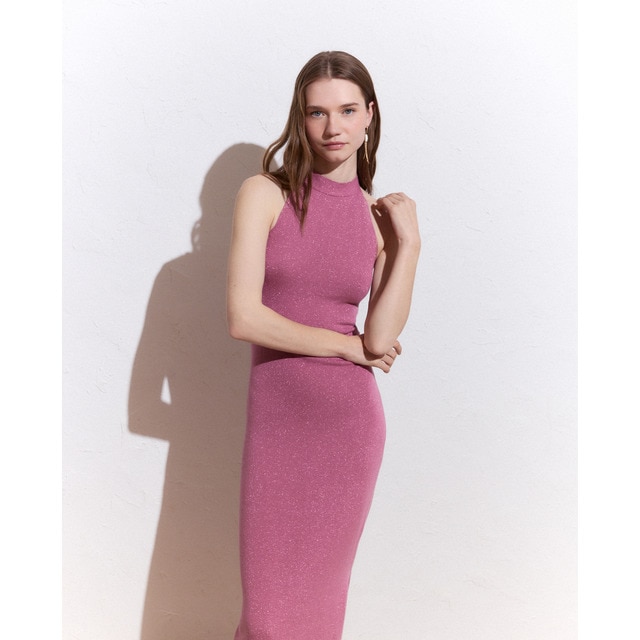 Green Coast - Vestido tricot hulter.