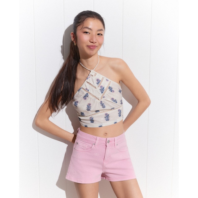 Green Coast - Top halter print entredos.