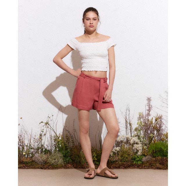 Green Coast - Short lazada liso.