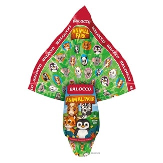 Balocco Ovo Chocolate Milk Animal Park embalagem 220 g