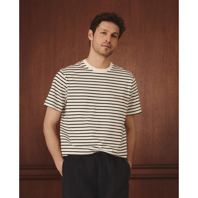 Lloyd's - Camiseta de hombre de rayas.