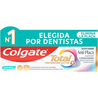 COLGATE TOTAL Zahnpasta gegen Zahnbelag Expert frische Pfefferminze Rohr 75 ml