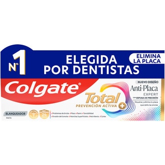 COLGATE TOTAL Zahnpasta für weiße Zähne gegen Zahnbelag Expert Rohr 75 ml