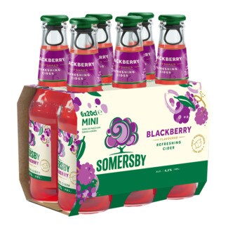 Somersby Sidra Blackberry Pack 6 unidades garrafa 33 cl