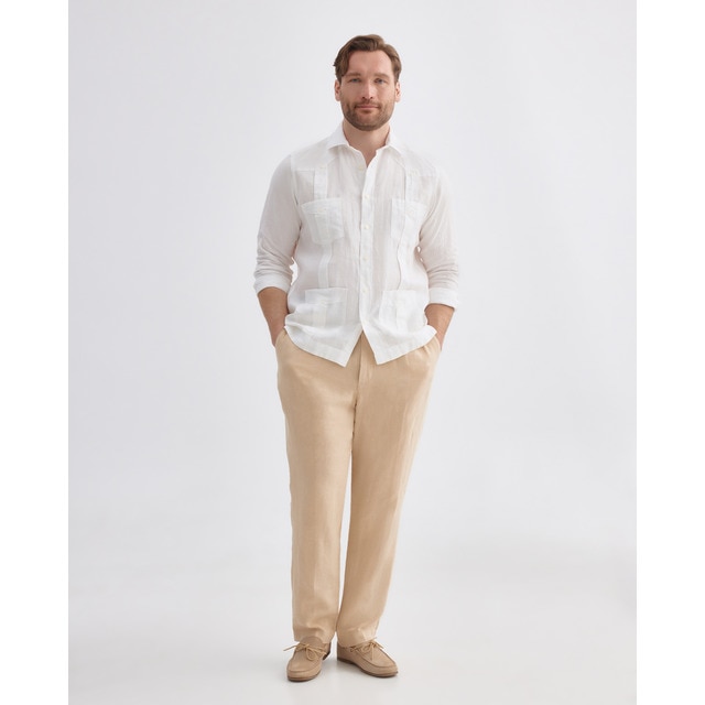 Emidio Tucci - GUAYABERA DE LINO DE HOMBRE EMIDIO TUCCI.