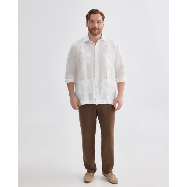 Emidio Tucci - GUAYABERA DE LINO DE HOMBRE EMIDIO TUCCI tg.