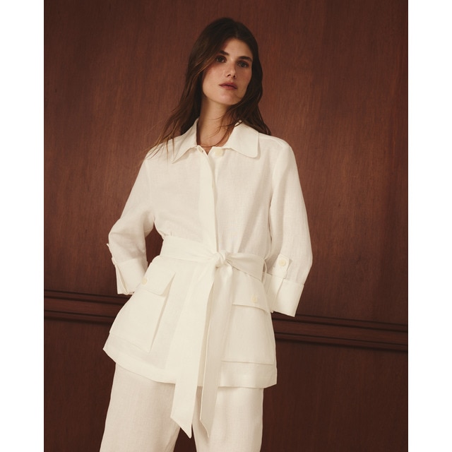 Lloyd's - Chaqueta de lino mujer vigoré.
