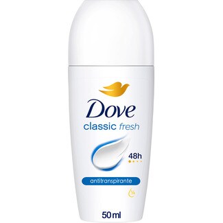 Dove Classic  Roll-On embalagem 50 ml