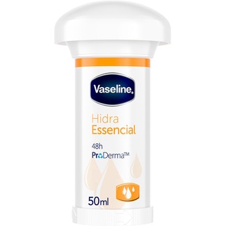 Vaseline Desodorizante Hidra Essencial embalagem 50 ml