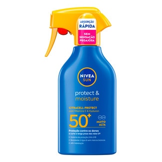 Nivea Sun Protector Solar & Moisture SP50+ embalagem 250 ml