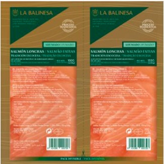 La Balinesa Salmão Fumado Duo Fatiado unidade 100 g