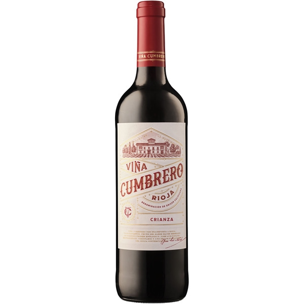 vino tinto crianza DOCa Rioja botella 75 cl - Viña Cumbrero