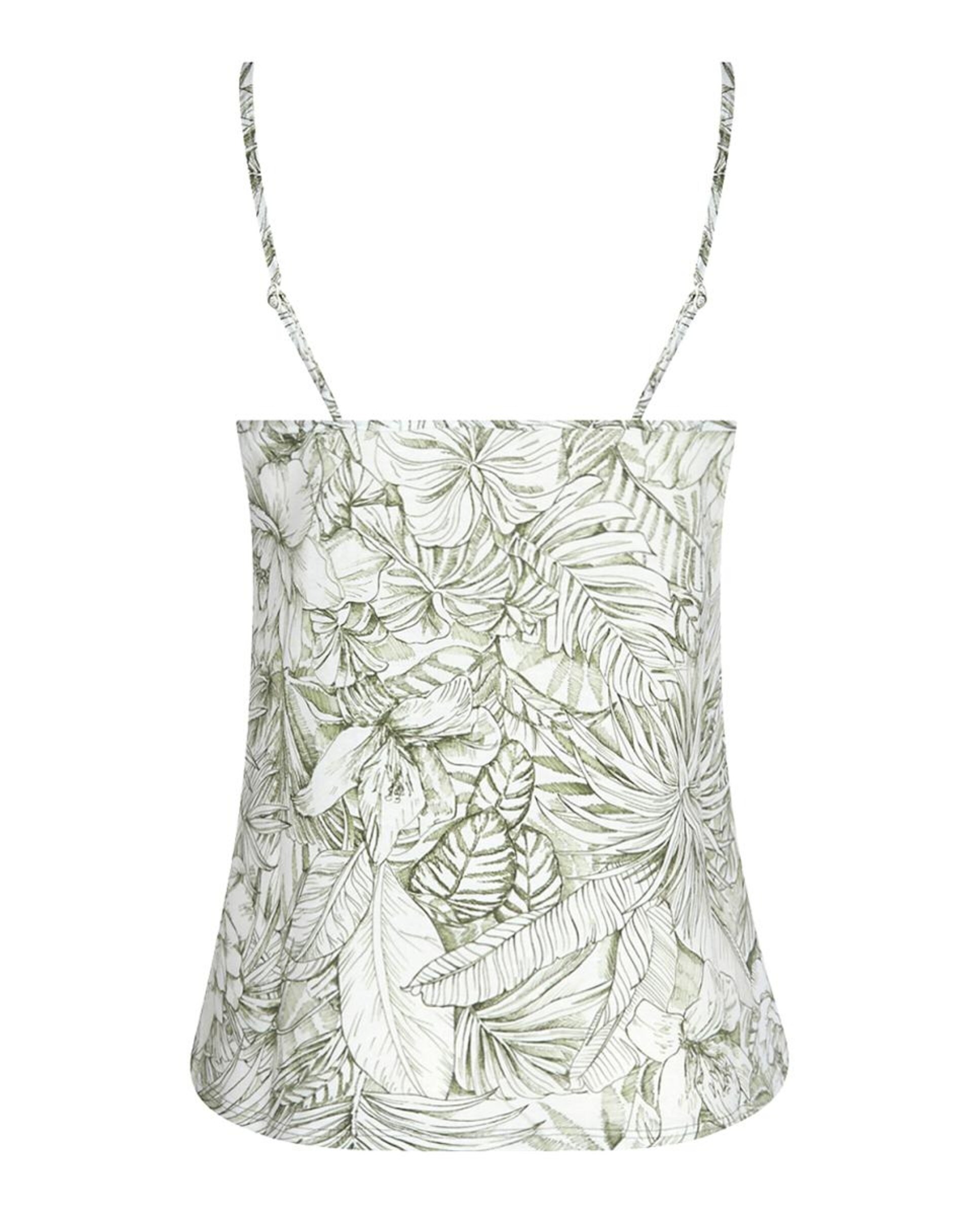 T-shirt com Alças Bambu  com Renda Natural-2