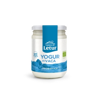 Cantero de Letur Iogurte Natural de Vaca Biológico embalagem 420 g