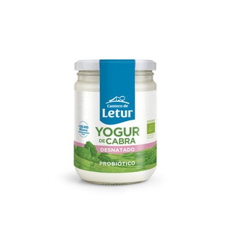 Cantero de Letur Iogurte Natural de Cabra Desnatado 0% Meio Gordo Biológico frasco 420 g